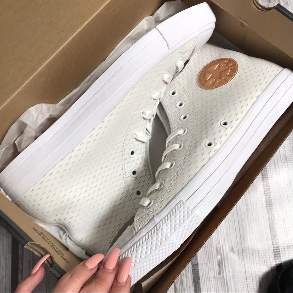 ‼️SOLD‼️NWB CONVERSE ALL-STAR LEATHER HI MENS 11.5 - Picture 8 of 8